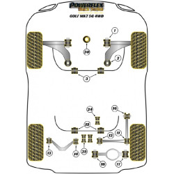 POWERFLEX FOR VOLKSWAGEN TOURAN MODELS , TOURAN (2017 - ) ,