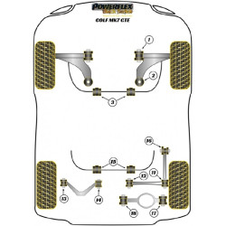 POWERFLEX FOR VOLKSWAGEN TOURAN MODELS , TOURAN (2017 - ) ,