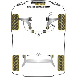 POWERFLEX FOR VOLKSWAGEN TOURAN MODELS , TOURAN (2017 - ) ,