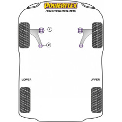 POWERFLEX POUR SUBARU LEGACY MODELS , LEGACY BL & BP (2003 -