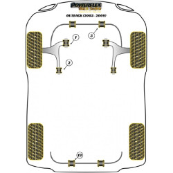POWERFLEX FOR SUBARU LEGACY MODELS , LEGACY BL & BP (2003 -