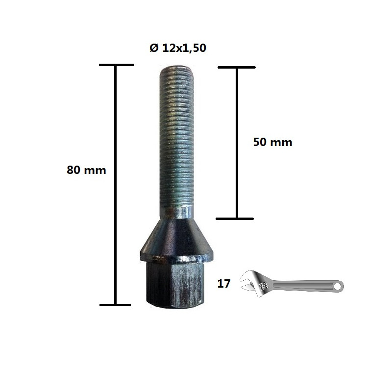 WHEEL BOLT 12x1.50