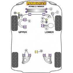 POWERFLEX FOR VOLKSWAGEN TRANSPORTER MODELS , T25/T3 TYPE 2