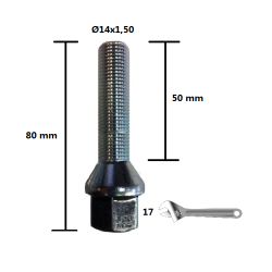 tornillo 14x150