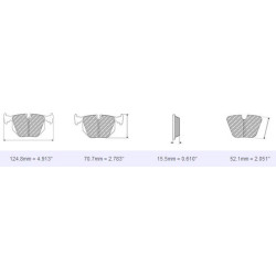 FERODO RACING DS3.12  BRAKE PADS