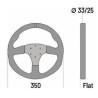 SPARCO R350B LEATHER STEERING WHEEL WITH BUTTONS