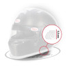 PROFIL INFÉRIEUR CAOUTCHOUC COULEUR CLOCHE BLANC (5,5 MM) 1M