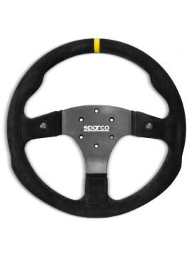 SPARCO R330B LEATHER STEERING WHEEL WITH BUTTONS