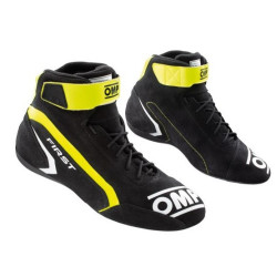 BOTTES OMP IGNIFUGES AVEC HOMOLOGATION FIA POUR PILOTES DE RALLYE