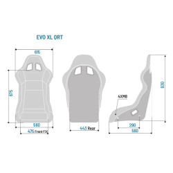 ASIENTO SPARCO EVO XL QRT GAMING