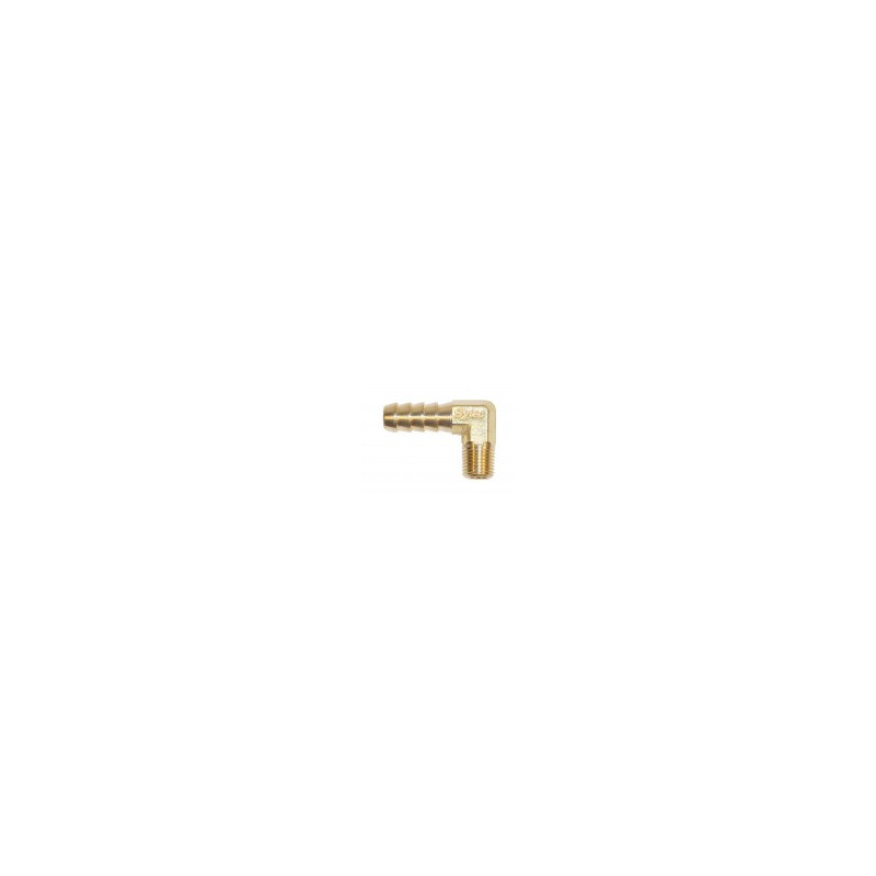 2 X Sytec 90-Degree Brass Unions – 1/8 NPT To 6mm Hose Tail – For Facet Pumps, Made In USA