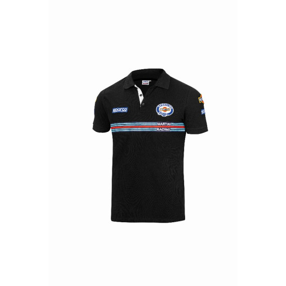 SPARCO POLO SHIRT MARTINI RACING PATCHES