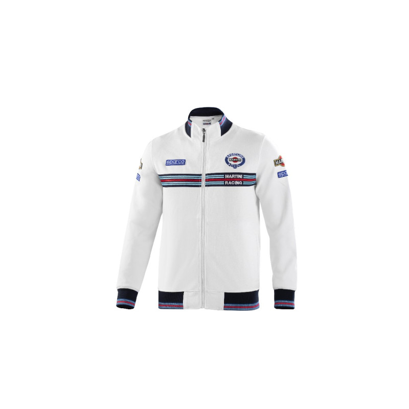 SWEAT SPARCO MARTINI RACING AVEC ZIP