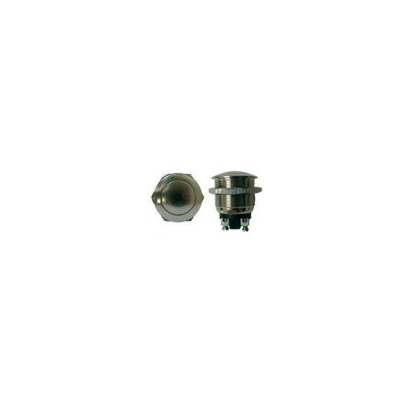 Chrome-plated steel push button starter, 20 Amps