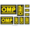 ENSEMBLE D'AUTOCOLLANTS OMP