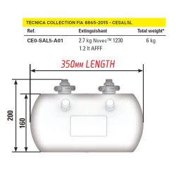 EXTINCION OMP CESAL5 HOMOLOGACION FIA 8865-2015