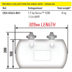 OMP EXTINCTION CESAL5 HOMOLOGATION FIA 8865-2015