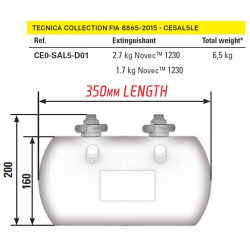 OMP EXTINCTION CESAL5LE HOMOLOGATION FIA 8865-2015