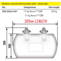 OMP EXTINCTION CESAL5SE HOMOLOGATION FIA 8865-2015