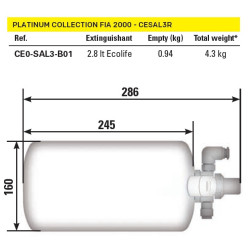 EXTINCIÓN AUTOMÁTICA ELÉCTRICA OMP CESAL3R RALLYE obs