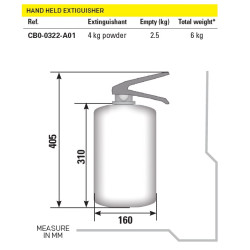 OMP STEEL EXTINGUISHER