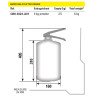 Extintor manual OMP con polvo A/B/C