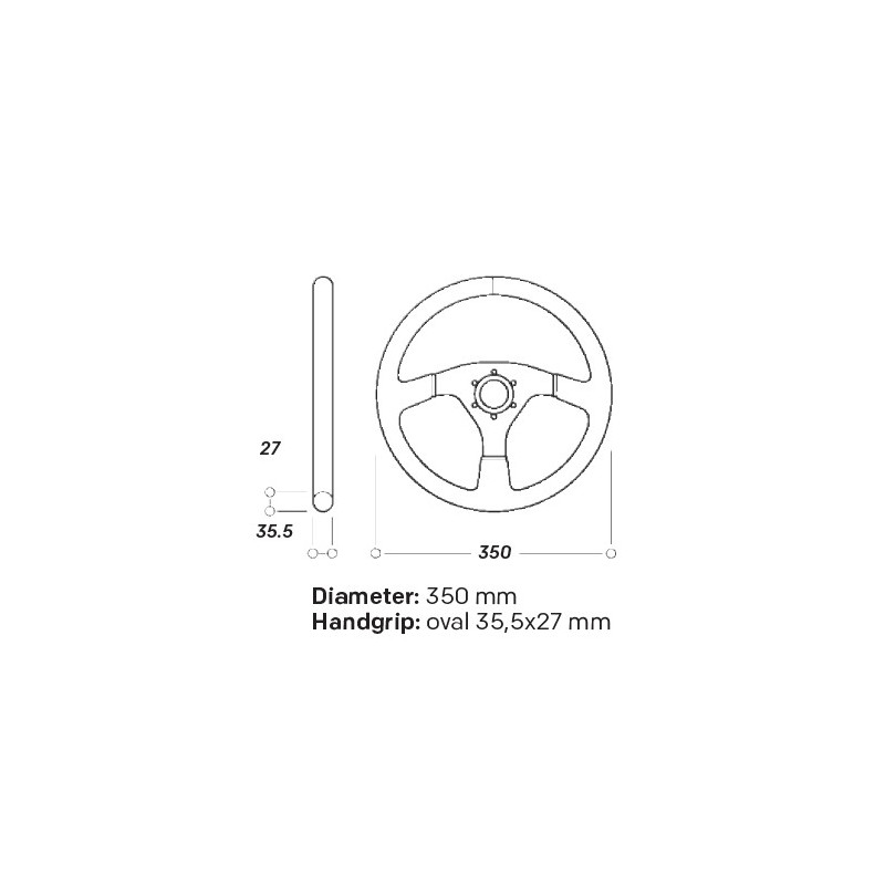 OMP ASSO FLAT TUNNING STEERING WHEEL