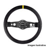 SPARCO R215 FLAT STEERING WHEEL 2 ARMS Ø350mm LEATHER