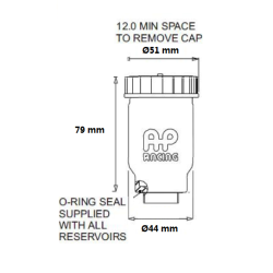 AP RACING FLUID RESERVOIR