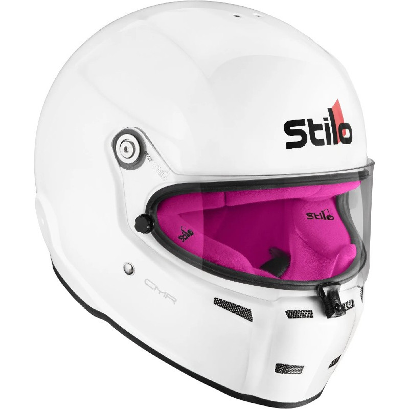 HELMET STILO ST5 CMR SIZE XS 54 COLOUR WHITE YELLOW LINER