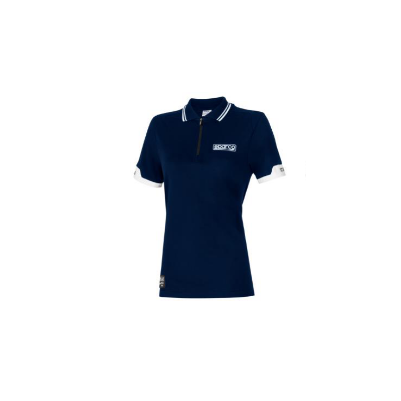 SPARCO ZIP POLO SHIRT LADY