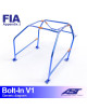 Roll Cage FIAT 124 4-doors Sedan BOLT IN V1