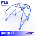 Roll Cage FIAT 124 4-doors Sedan BOLT IN V3