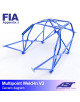 Roll Cage AUDI Coupe (B2) 2-doors Coupe Quattro MULTIPOINT WELD IN V3