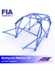 Roll Cage AUDI Coupe (B2) 2-doors Coupe Quattro MULTIPOINT WELD IN V4