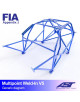 Roll Cage AUDI Coupe (B2) 2-doors Coupe Quattro MULTIPOINT WELD IN V5