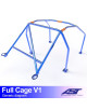 Roll Cage AUDI Coupe (B3) 2-doors Coupe Quattro FULL CAGE V1