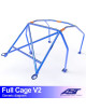 Roll Cage AUDI Coupe (B3) 2-doors Coupe Quattro FULL CAGE V2