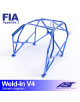 Roll Cage FIAT 124 4-doors Sedan WELD IN V4