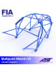 Roll Cage FIAT 124 4-doors Sedan MULTIPOINT WELD IN V5