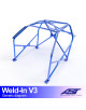 Roll Cage FIAT Panda (Type 141) 3-doors Hatchback 4x4 WELD IN V3