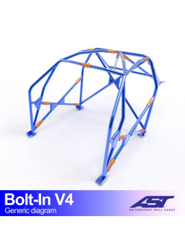 Roll Cage AUDI A3 / S3 (8L) 3-doors Hatchback Quattro BOLT IN V4