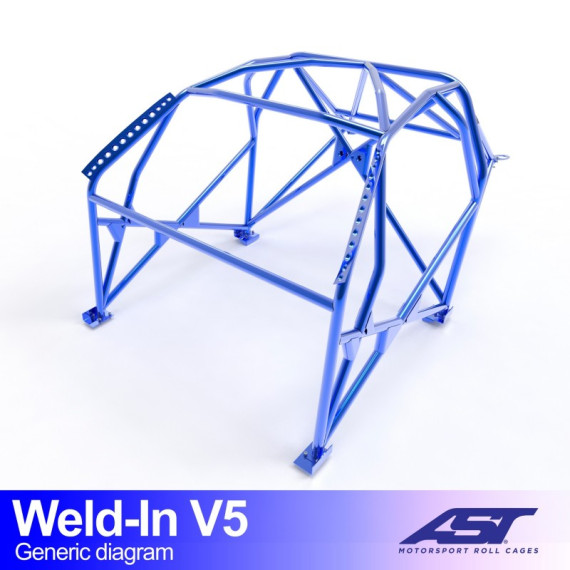 Arceau de Sécurité AUDI A3 / S3 (8V) 5-doors Sportback Quattro WELD IN V5