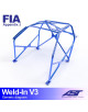 Roll Cage FORD Focus (Mk2) 3-doors Hatchback FWD WELD IN V3