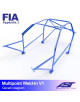 Roll Cage HONDA Civic (EF/ED/EE) 3-doors Hatchback MULTIPOINT WELD IN V1