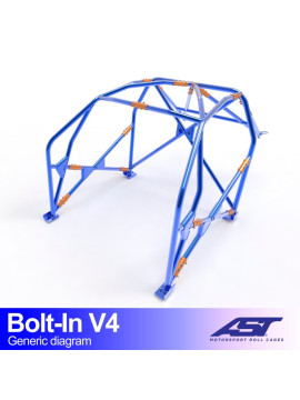 Roll Cage HONDA Civic Coupe (EJ1/EJ2) 2-door Coupe BOLT IN V4