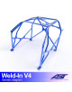 Roll Cage HONDA CRX (EF/ED/EE) 3-door Coupe WELD IN V4