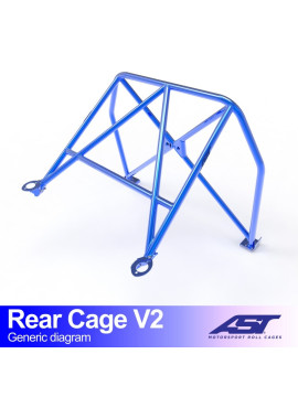 Arco Trasero MAZDA MX-5 (NB) 2-puertas Roadster REAR CAGE V2