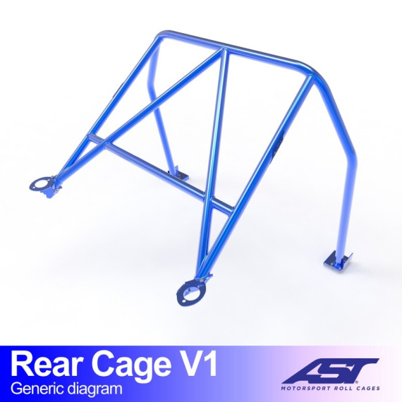 Demi-Arceau MAZDA RX-7 (FD) 3-doors Coupe REAR CAGE V1