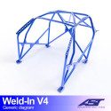 Roll Cage MINI Cooper (R53) 3-door Hatchback WELD IN V4